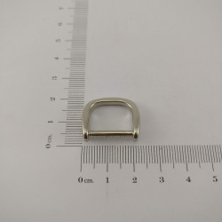 D-riņķi 15 mm niķelis, 20 gab